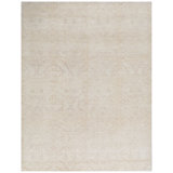 Sultanabad Wool Damask Area Rug in Coffee Cream