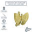 Nickel Butterfly Door Knocker-2100817334