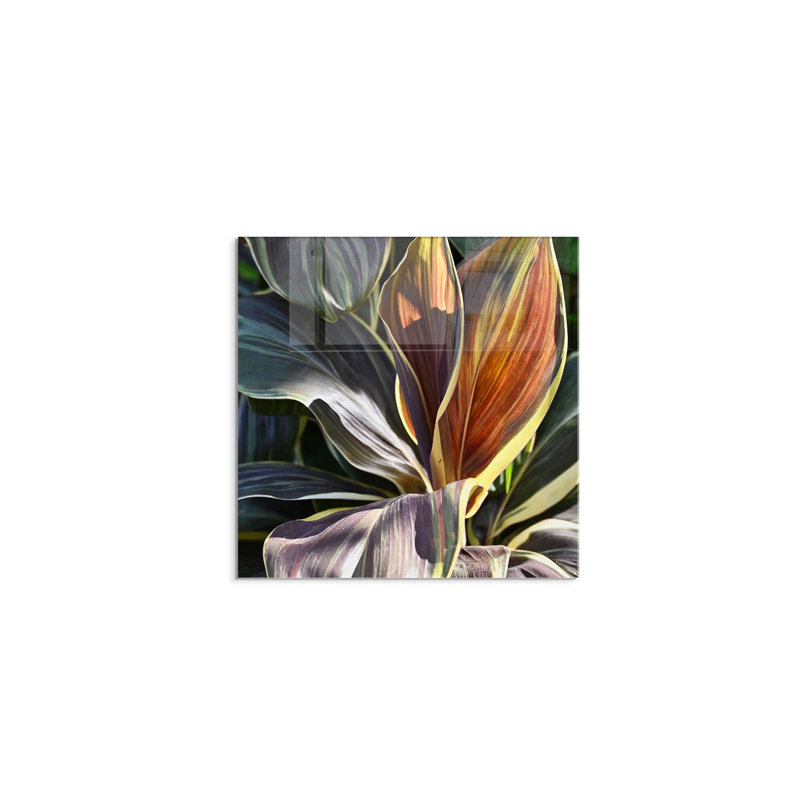 Élégante peinture décorative en verre trempé 23,6 po x 23,6 po | 100% verre trempé, épaisseur: 0,16 pouce | Parfait pour la décoration intérieure, le salon et le bureau | Pièce d'art moderne, durable et élégante