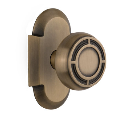 Cottage Plate with Mission Door Knob