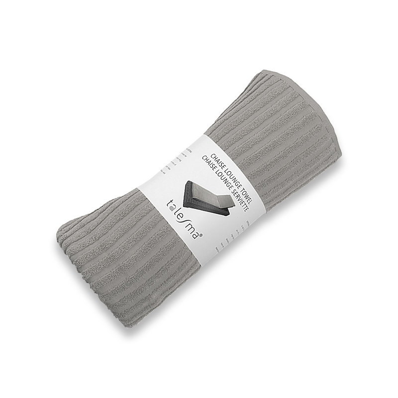 Housse pour chaise longue en coton turc, gris