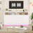 63" W TV Stand Cabinet With Built-In LED Lights & Surge-Protected Outlet | All-In-One Modern Entertainment Center