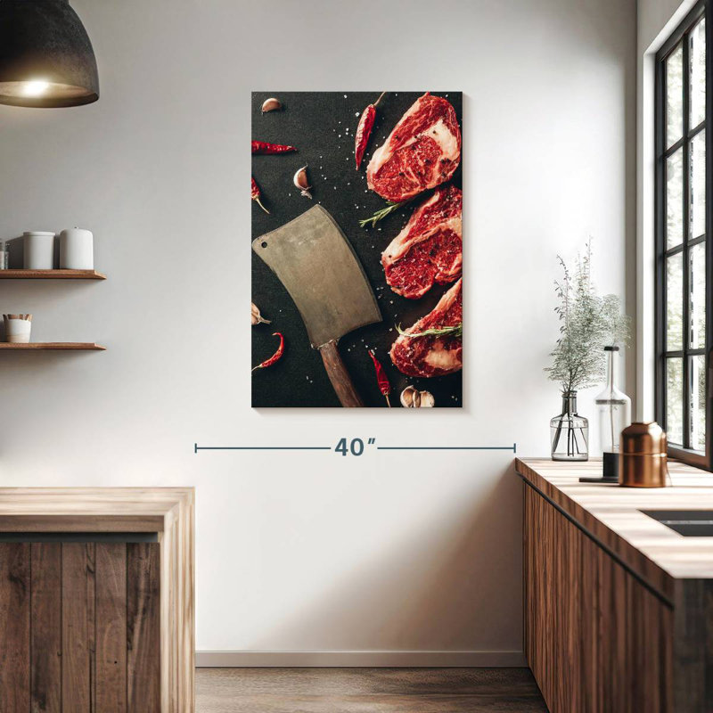 Yarlin Spiced Raw Steak, 39" H x 26" W