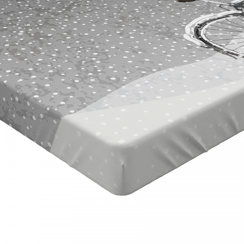 Microfiber Polka Dots Fitted Sheet, Full Fitted Sheet