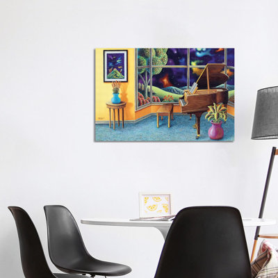 Baby Grand 1 Piece Wrapped Canvas Wall Art