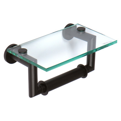 Kubic Double Post Toilet Paper Holder with Cover