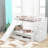Over Bunk Bed Frame With Drawers,Storage And Slidemultifunction