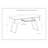 Lowry 60"W Solid Acacia Wood Desk, Industrial Style with Deep Drawers and Keyboard Tray