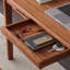 Bureau entièrement en bois de cire blanche