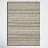 Portia Striped Flatweave Taupe/Gray Area Rug