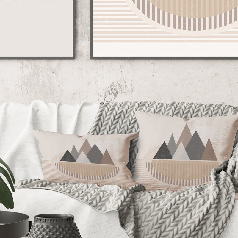 Abstract Throw Pillow
