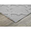 Tapis argenté à motif de treillis à boucles coupées par Nasturtium-44122989