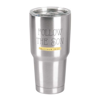 Dicksons Inc 30 fl. oz. Double Wall Insulated Stainless Steel Travel Tumbler with
