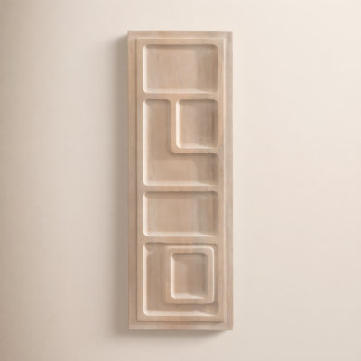 Tala Solid Wood Panel Wall Art Plaque