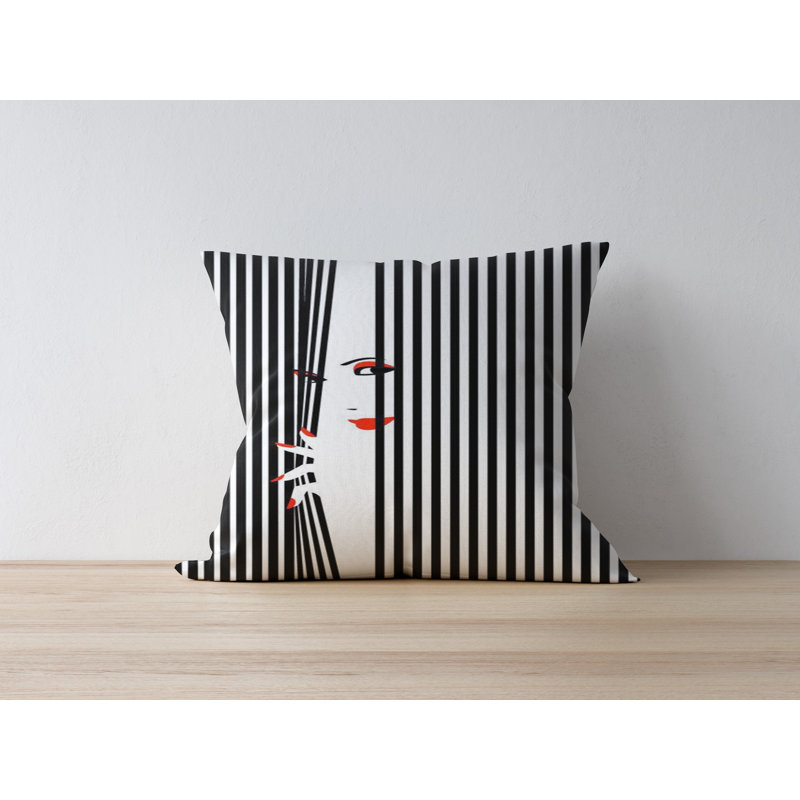 Housse de coussin décorative, 50% polyester / 50% coton, 16,9 po x 16,9 po | Impression numérique, lavable à la machine à 86 ° F | Parfait pour la décoration intérieure, le salon et la chambre à coucher, tissu doux et durable