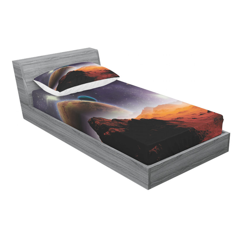 Microfiber Sheet Set, Twin XL Sheet Set with Fitted Sheet