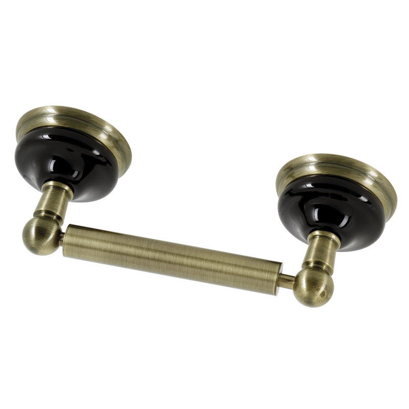 Kingston Brass Water Onyx Toilet Paper Holder, Antique Brass