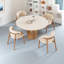 Table ronde en bois massif Studio Slate-120699405