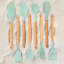 Ensemble de 19 ustensiles et couteaux de cuisine en silicone 19 pièces - Outils de cuisson résistants à la chaleur-131649058