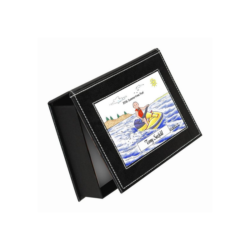 Boîte à mémoire personnalisable pour ski pour le personnel