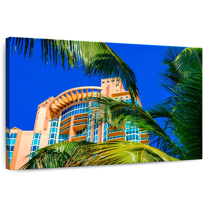 Lilie Building In Miami, 8" H x 12" W