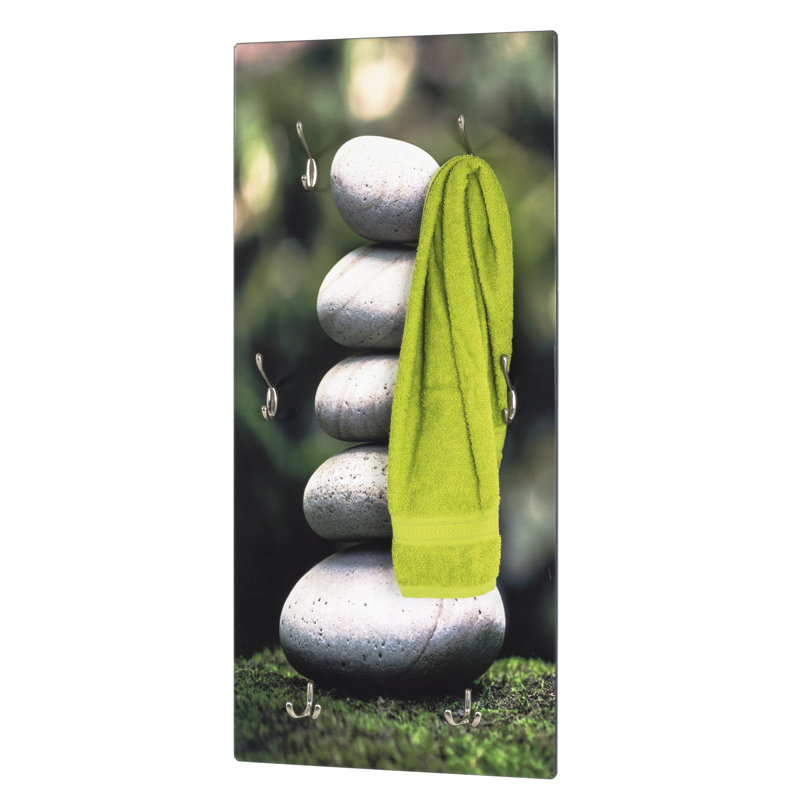 Deveau Metal Wall 6 - Hook Wall Mounted Coat Rack