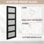 Ensemble de portes coulissantes 72 po x 80 po en vinyle peint 5 pièces-117402525-107717523