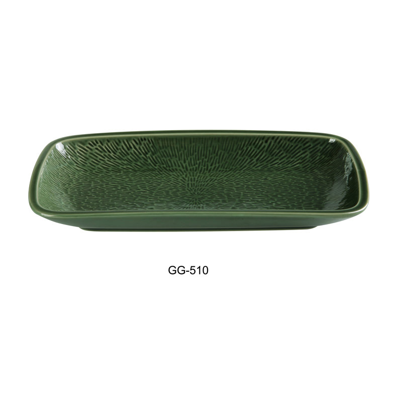 Yanco GG-510 Green Gem Rectangular Plate