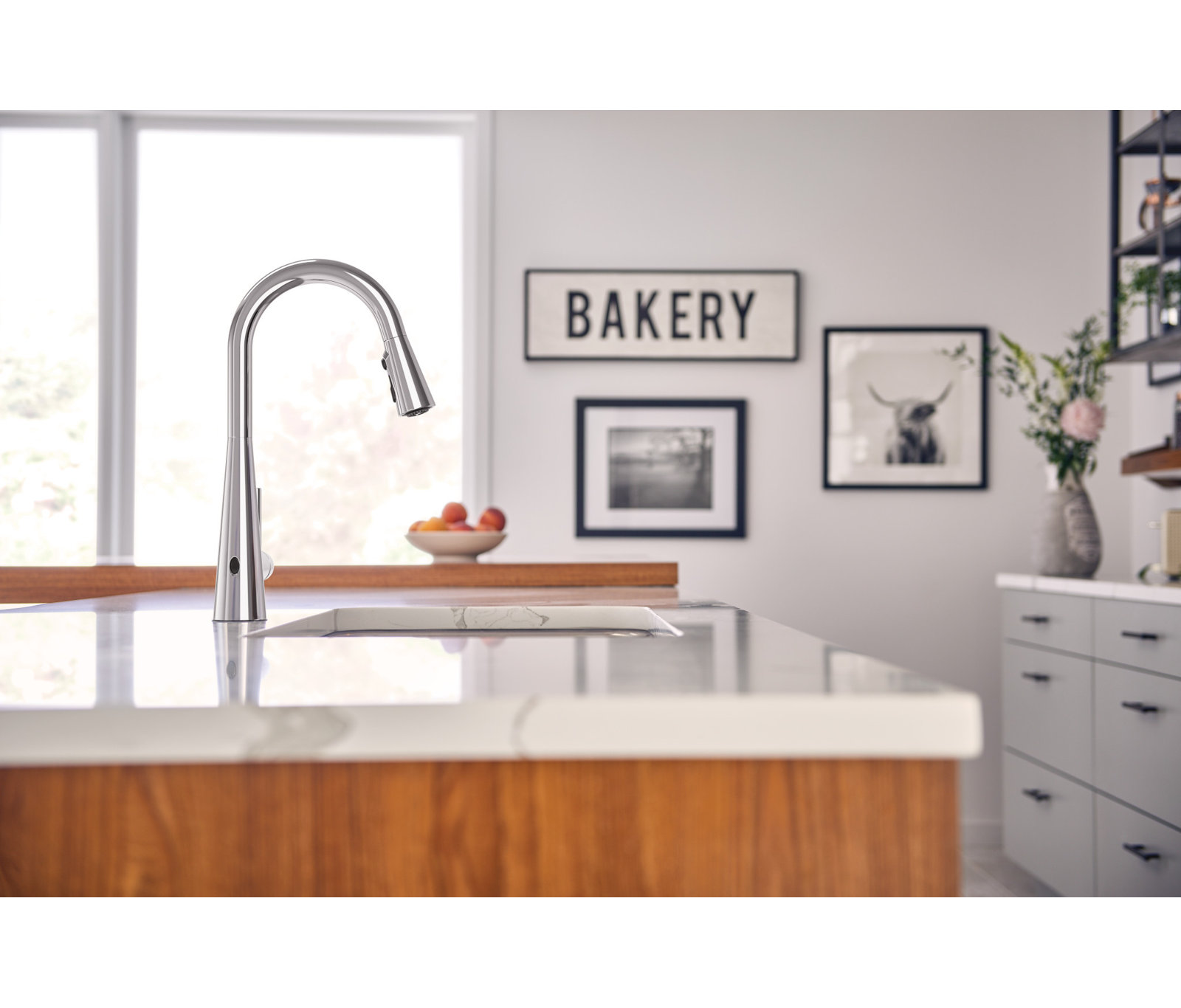 Moen Sleek MotionSense Pull-Down Faucet, Chrome