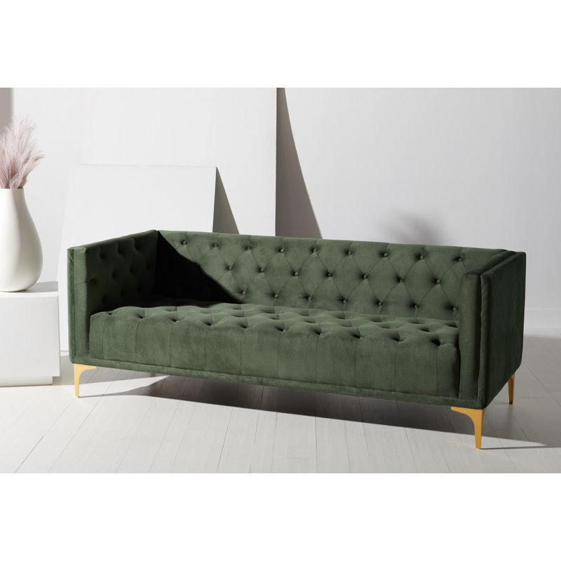 Florentino Upholstered 80'' Sofa,  Forest Green