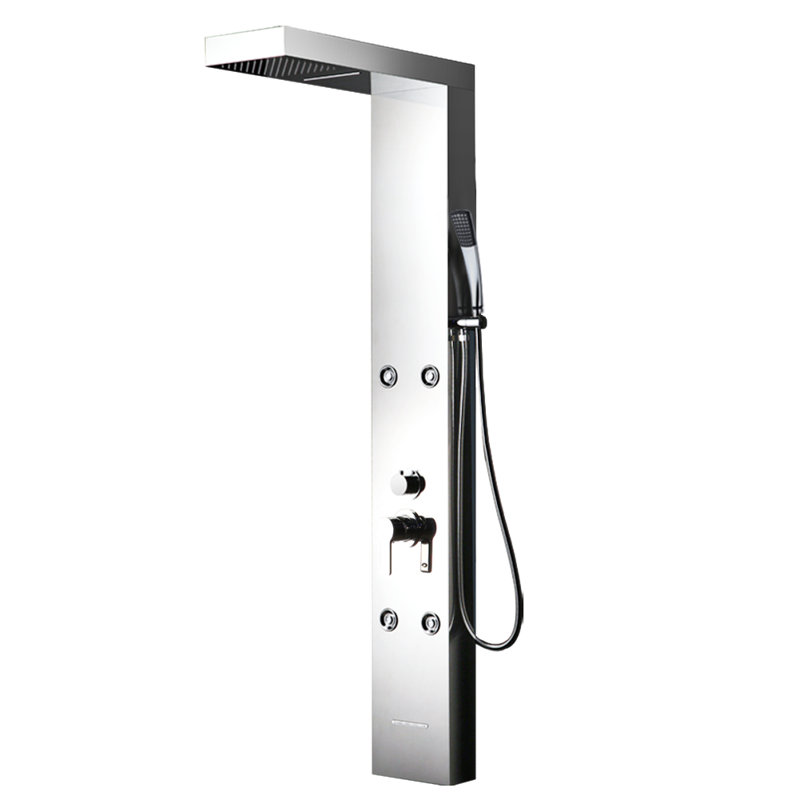 62'' Shower Panel with Fixed Shower Head