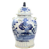 Handcrafted Porcelain China Ginger Jar