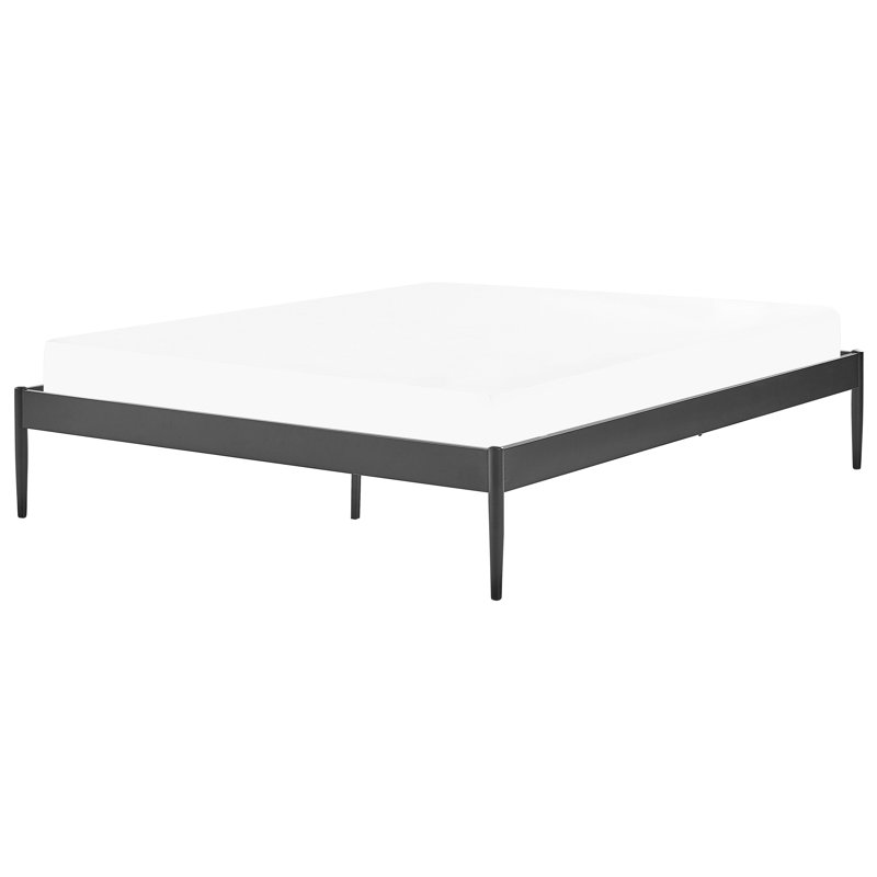 Havana European Bed Frame, Black, European Kingsize (160 x 200cm)