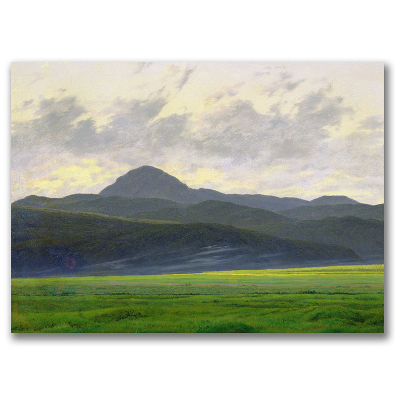 Caspar David Friedrich Morning Mountain Landscape Canvas Art