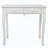 White Princess Vanity Desk Set with LED Light Mirror, 4 Drawers and Stool-801802206