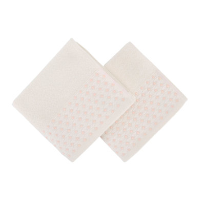 Ensemble de serviettes 100% coton 2 pièces Leupp