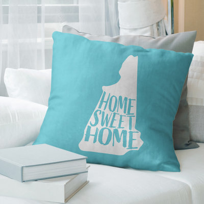Cotton Blend Reversible Throw Pillow