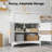 30" Bathroom Vanity With Ceramic Sink, Fluted Undermount Storage Cabinet, Natural Oak Finish Or White-1712816019