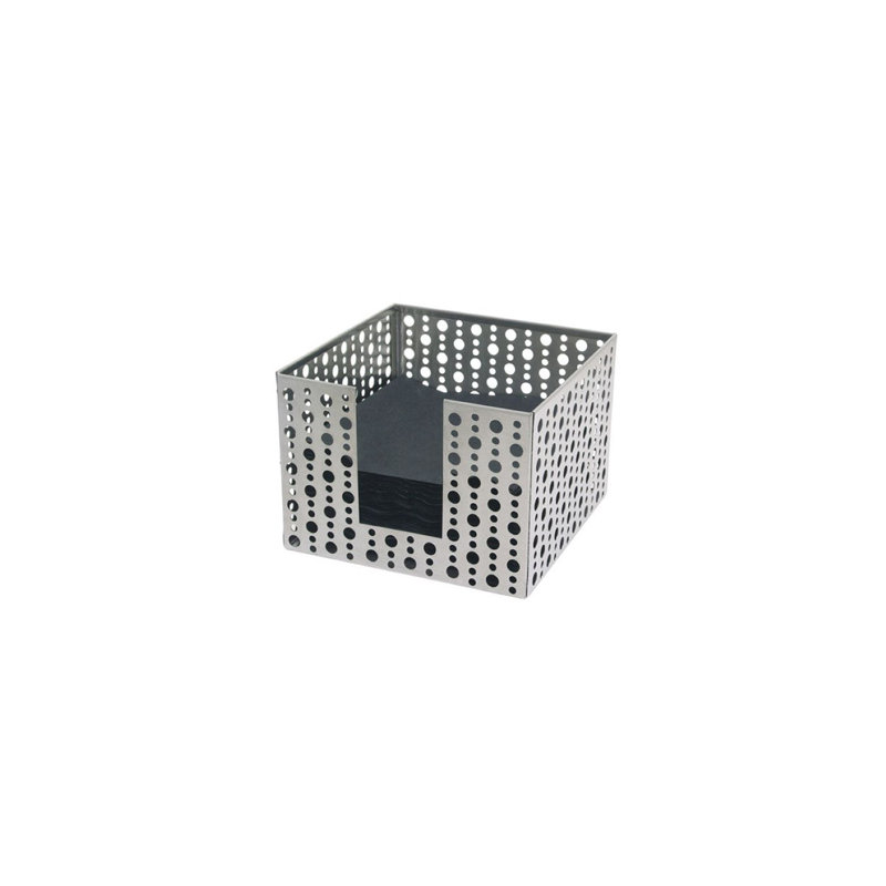 Porte-serviettes à points Stainless Steel, Argent