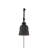 Lila 1-Light Adjustable Wall Sconce in Black-2106725102