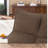 Compression Sofas, Brown Corduroy Compact Modern Beanbag Couch for Home