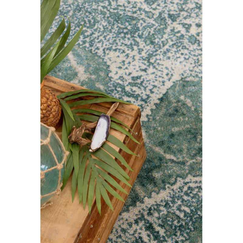 Aziz Abstract Indoor Rug, Rectangle 3' x 4'