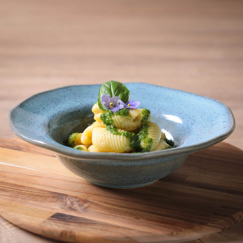 Assiette à salade ou à dessert en grès de 7,48 po Breeze Commercial