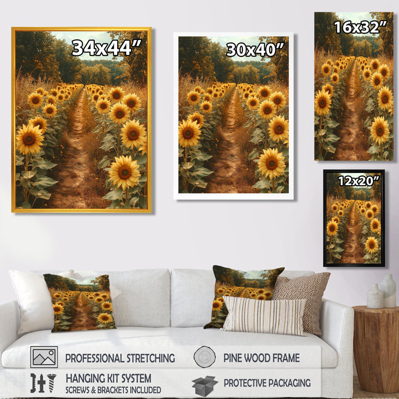 Dubeck - Décoration murale florale, H 40 po x l 30 po, Reproduction encadrée d'une seule photo, Noir