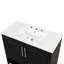 Ensemble de meuble-lavabo simple 36 po avec plateau en céramique Amany