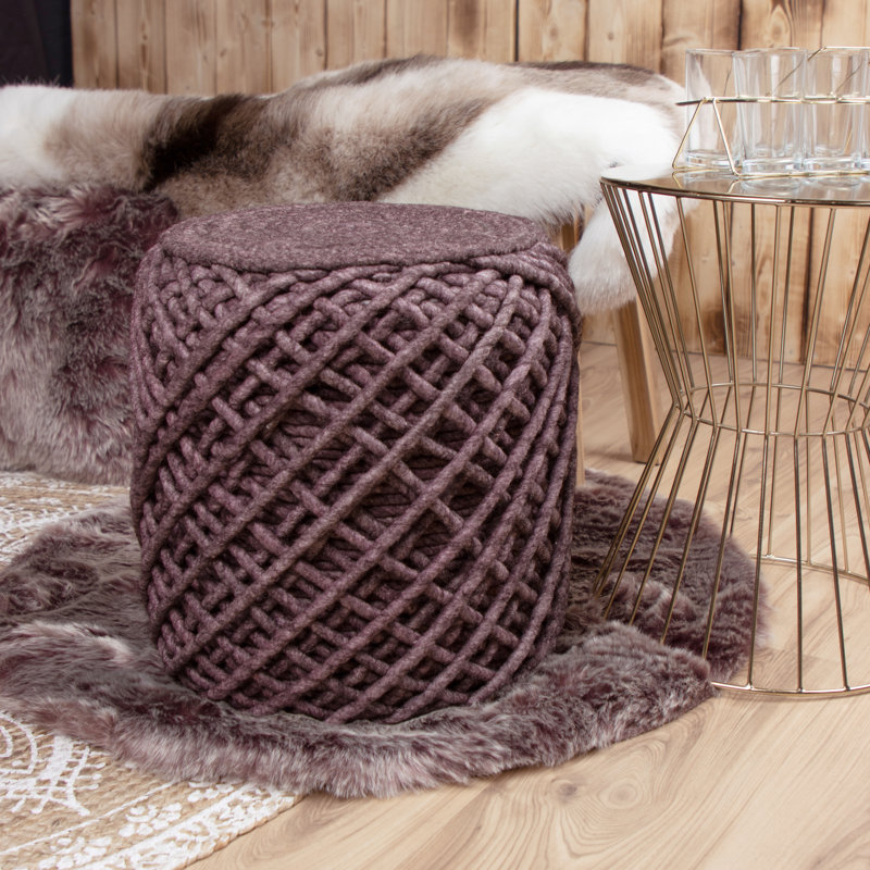 Chula Plastic Accent Stool, Purple