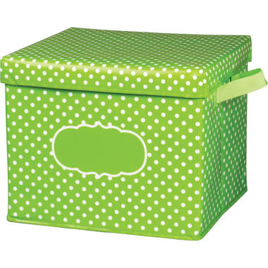 Rebrilliant Collapsible Storage Bins With Lids, Slub Fabric