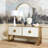 Hudson Mirror-Brass-Lg