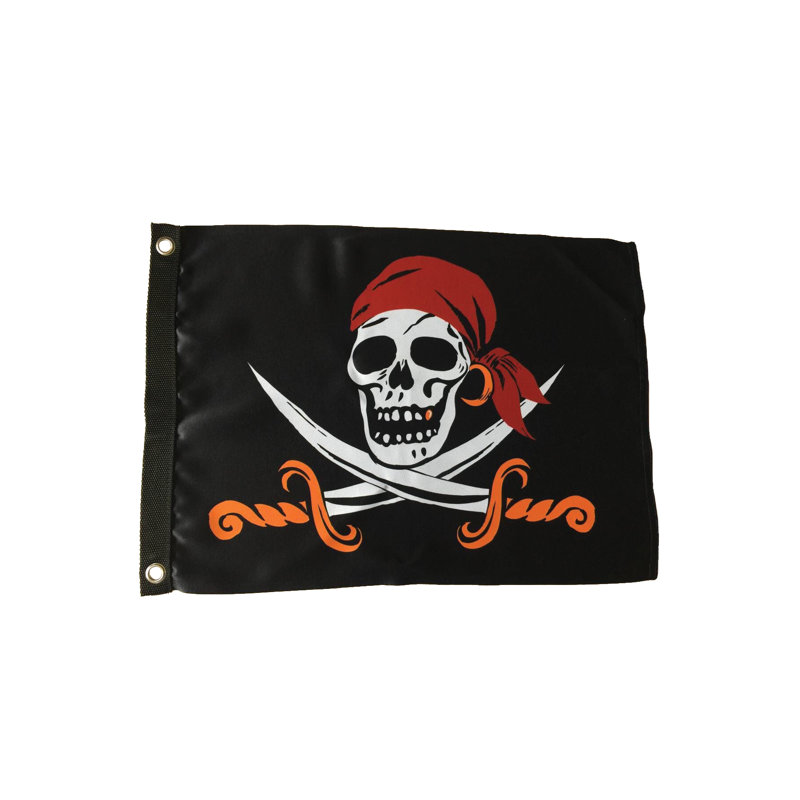 Drapeau capitaine avec œillets 12 x 18