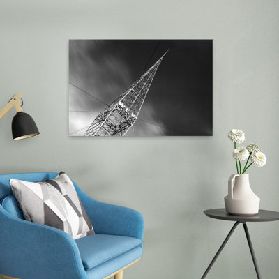 1930S Wlw Radio Aerial Antenna Cincinnati Ohio Usa Classic Retro Vintage Urban Architecture Wall Art